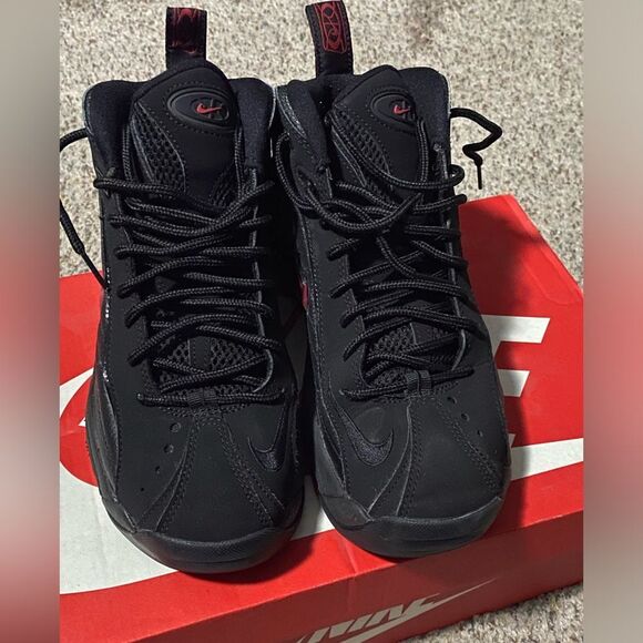 Nike Shoes Mens Size 6 Air Total Max Uptempo Sneakers Black Varsity Red Bred main image 7